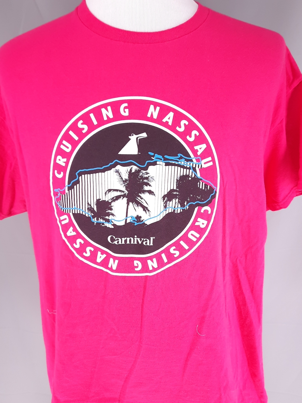 Carnival Cruise Bahamas T-Shirt Adult XL Nassau Barbie Pink